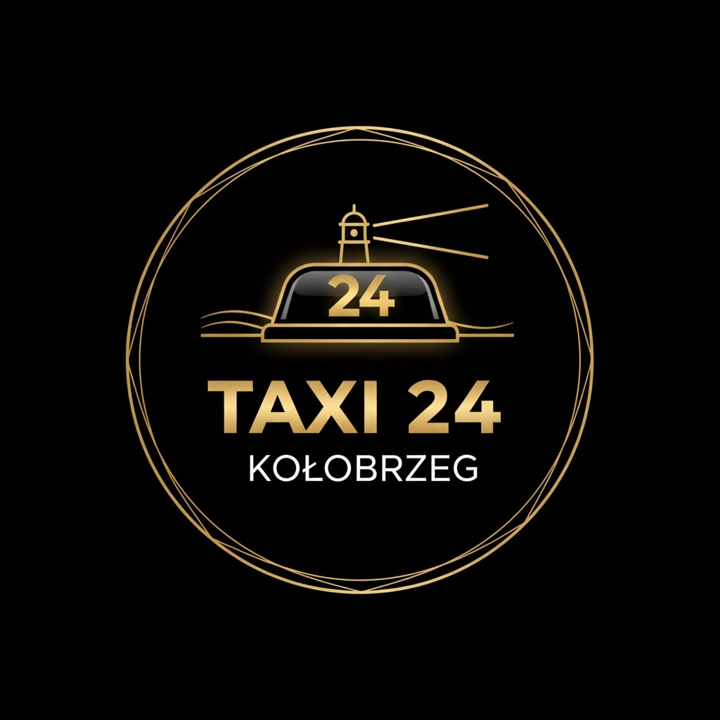 Nowoczesne taxi w mieście Kołobrzeg